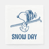 pinda's | Snoopy Ski Trip Servet (Voorkant)