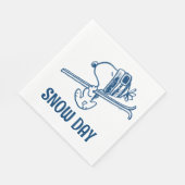 pinda's | Snoopy Ski Trip Servet (Hoek)