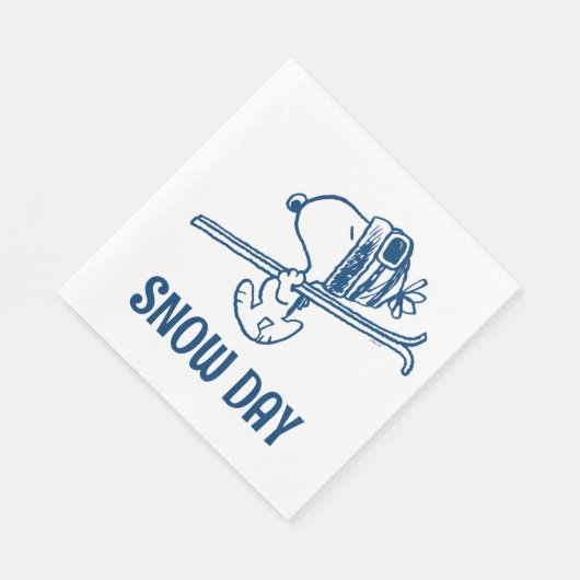 pinda's | Snoopy Ski Trip Servet (Hoek)