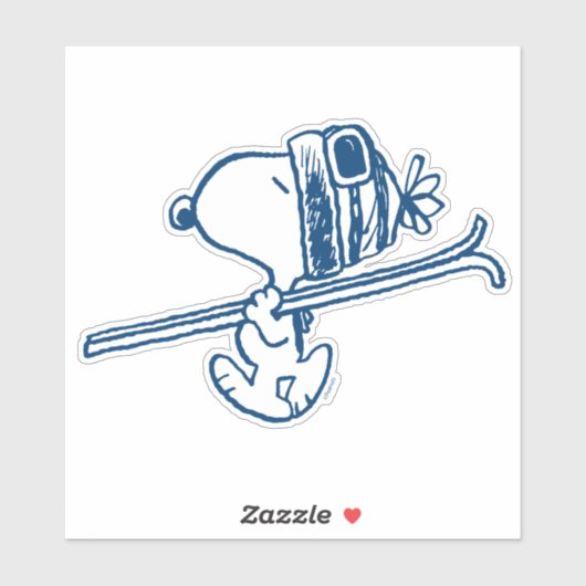 pinda's | Snoopy Ski Trip Sticker (Vel)