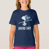 pinda's | Snoopy Ski Trip T-shirt (Voorkant)