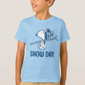 pinda's | Snoopy Ski Trip T-shirt (Voorkant)