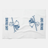 pinda's | Snoopy Ski Trip Theedoek (Horizontaal)