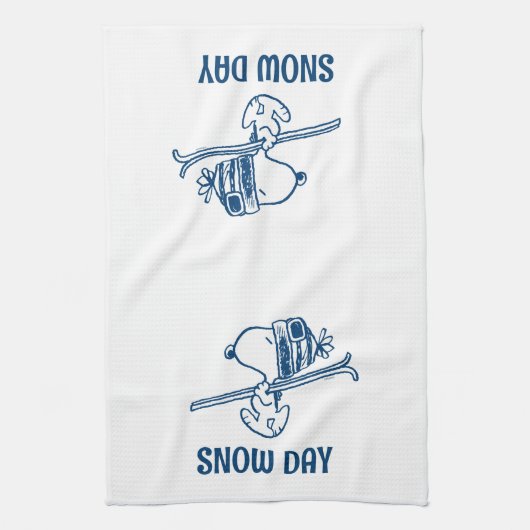 pinda's | Snoopy Ski Trip Theedoek (Verticaal)