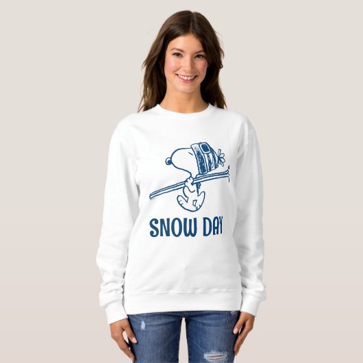 pinda's | Snoopy Ski Trip Trui (Voorkant volledig)