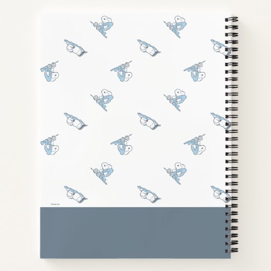 Pinda's | Snoopy Slaapjes Tijd Patroon Notitieboek (Achterkant)