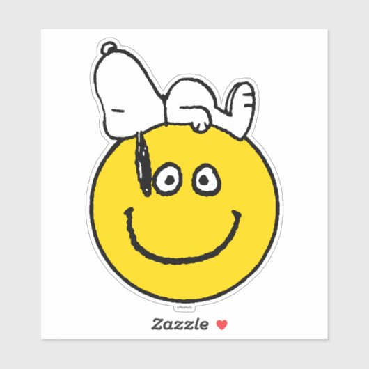 pinda's | Snoopy Smiley Face Sticker (Vel)