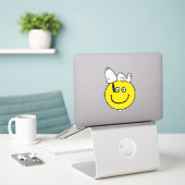 pinda's | Snoopy Smiley Face Sticker (Laptop op bureau)
