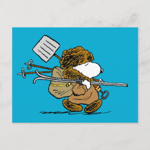 pinda's   Snoopy Snow Warrior Briefkaart