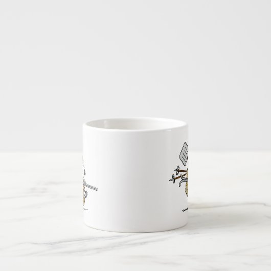 pinda's | Snoopy Snow Warrior Espresso Kop (Voorkant)