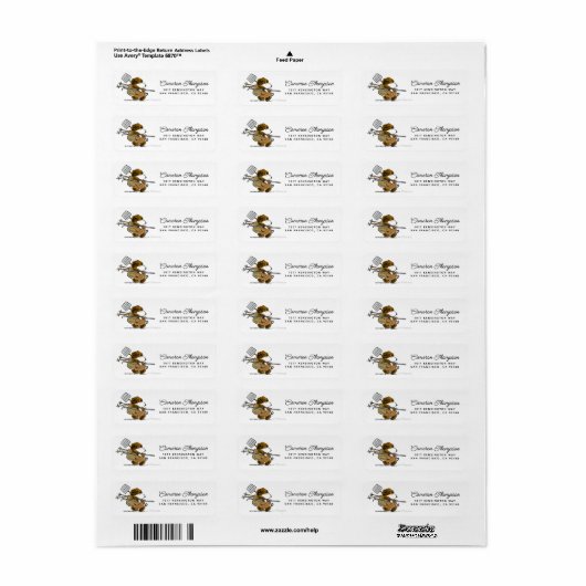 pinda's | Snoopy Snow Warrior Etiket (Full Sheet)