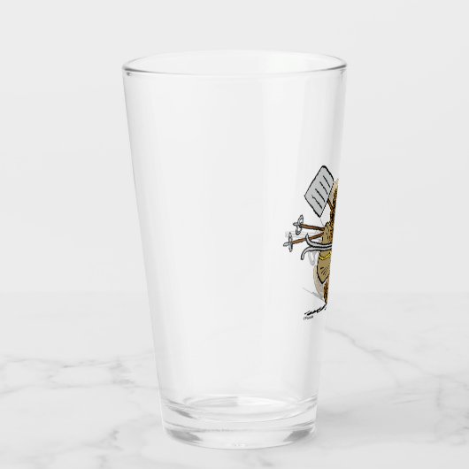 pinda's | Snoopy Snow Warrior Glas (Rechts)