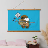 pinda's | Snoopy Snow Warrior Hangend Wandkleed (Slaapkamer)