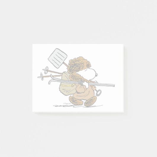 pinda's | Snoopy Snow Warrior Post-it® Notes (Voorkant)