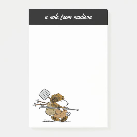 pinda's | Snoopy Snow Warrior Post-it® Notes (Voorkant)