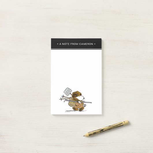 pinda's | Snoopy Snow Warrior Post-it® Notes (Op bureau)