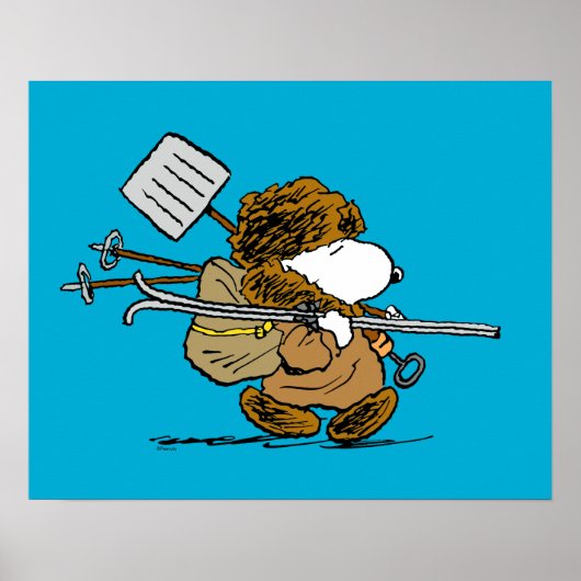 pinda's | Snoopy Snow Warrior Poster (Voorkant)