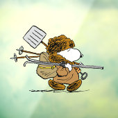 pinda's | Snoopy Snow Warrior Raamsticker (Vel 3)