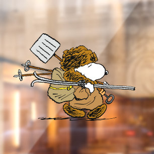 pinda's Snoopy Snow Warrior Raamsticker