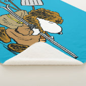 pinda's | Snoopy Snow Warrior Sherpa Deken (3/4)