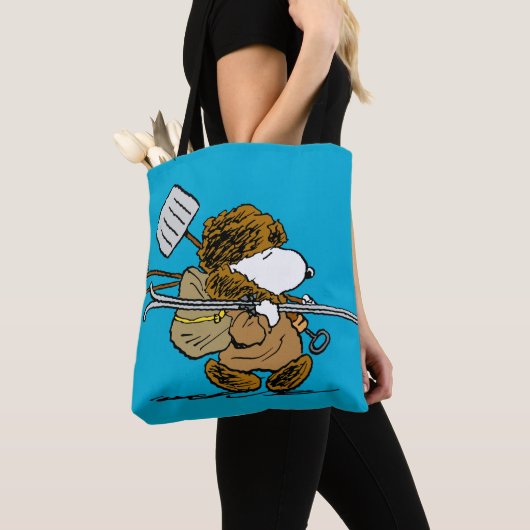 pinda's | Snoopy Snow Warrior Tote Bag (Dichtbij)