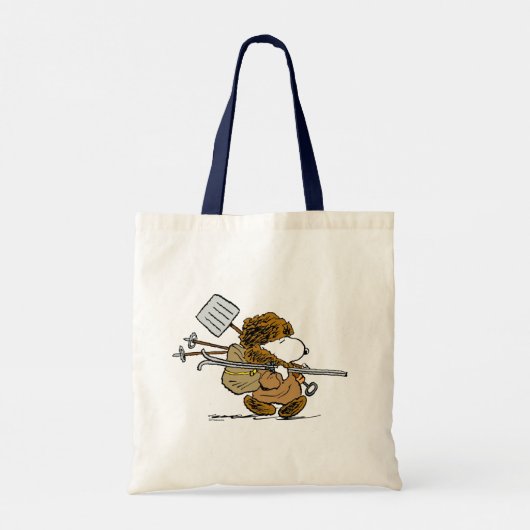 pinda's | Snoopy Snow Warrior Tote Bag (Achterkant)