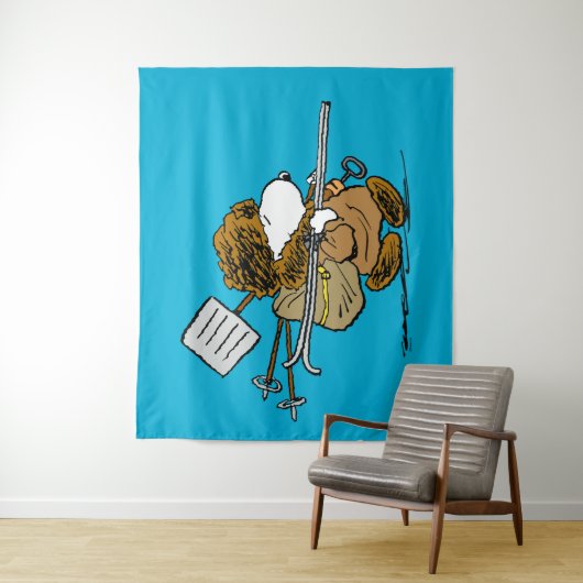 pinda's | Snoopy Snow Warrior Wandkleed (In situ)