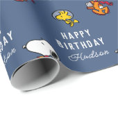 pinda's | Snoopy Space Birthday Cadeaupapier (Rol Hoek)