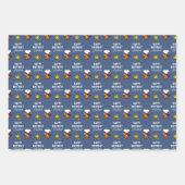 pinda's | Snoopy Space Birthday Inpakpapier Vel (Voorkant 3)