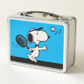 pinda's | Snoopy speelt tennis (Achterkant)