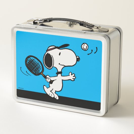 pinda's | Snoopy speelt tennis (Achterkant)