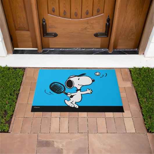 pinda's | Snoopy speelt tennis Deurmat (Buiten)