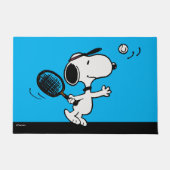pinda's | Snoopy speelt tennis Deurmat (Voorkant)