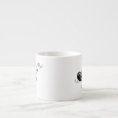 pinda's | Snoopy speelt tennis Espresso Kop (Voorkant)