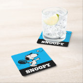 pinda's | Snoopy speelt tennis Kartonnen Onderzetters (Insitu)