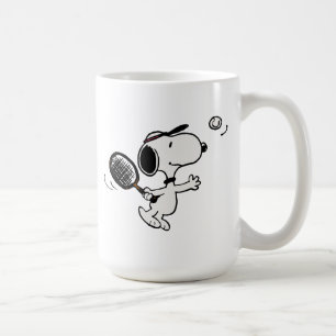 pinda's   Snoopy speelt tennis Koffiemok