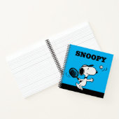pinda's | Snoopy speelt tennis Notitieboek (Binnen)