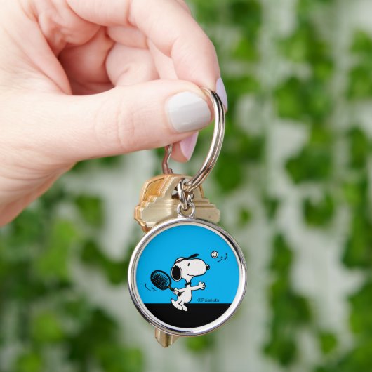 pinda's | Snoopy speelt tennis Sleutelhanger (Hand)