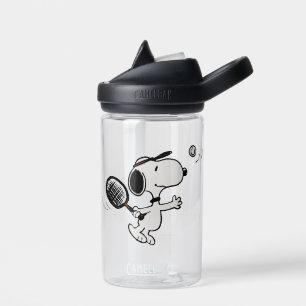 pinda's Snoopy speelt tennis Waterfles