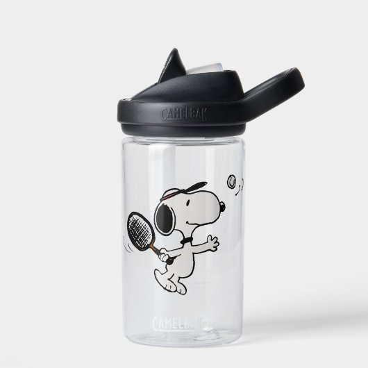 pinda's | Snoopy speelt tennis Waterfles (Links)