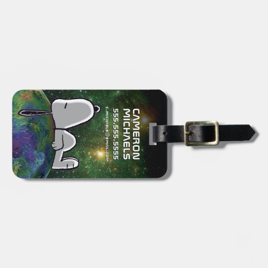 pinda's | Snoopy spp. Bagagelabel (Voorkant horizontaal)