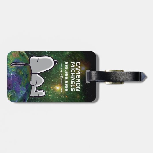 pinda's | Snoopy spp. Bagagelabel (Achterkant horizontaal)