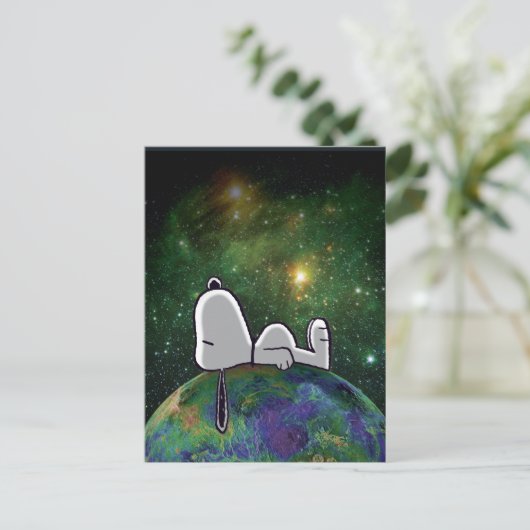 pinda's | Snoopy spp. Briefkaart (Staand voorkant)