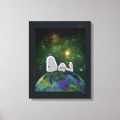pinda's | Snoopy spp. Canvas Afdruk (Voorkant)