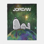 pinda's | Snoopy spp. Fleece Deken (Voorkant)