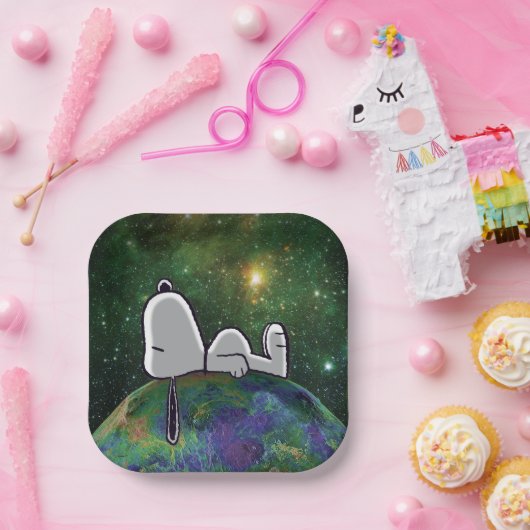 pinda's | Snoopy spp. Papieren Bordje (Feest)