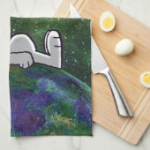 pinda's | Snoopy spp. Theedoek (Quarter Fold)