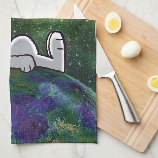 pinda's | Snoopy spp. Theedoek (Quarter Fold)