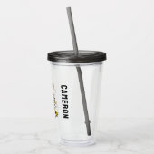 pinda's | Snoopy stapel bladeren Acryl Drinkbeker (Links)