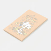 pinda's | Snoopy stapel bladeren Post-it® Notes (Schuin)
